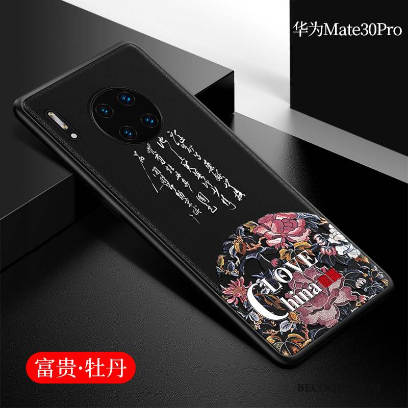 Huawei Mate 30 Pro Rouge Coque De Téléphone Amoureux Mode Incassable Silicone