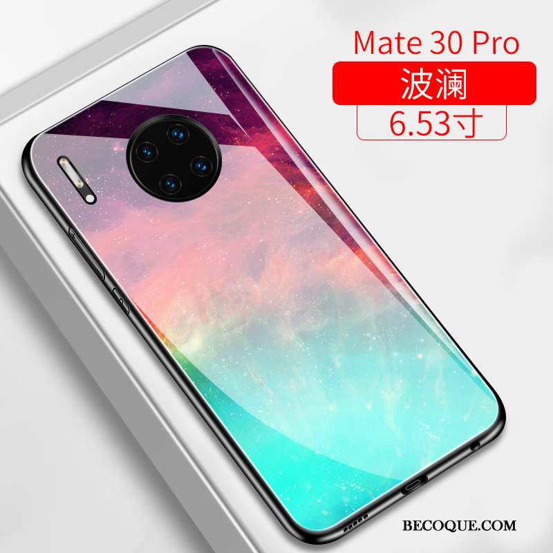 Huawei Mate 30 Pro Très Mince Incassable Net Rouge Difficile Coque De Téléphone Personnalité