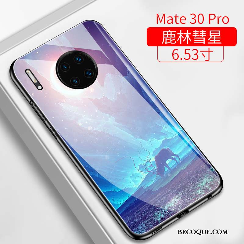 Huawei Mate 30 Pro Très Mince Incassable Net Rouge Difficile Coque De Téléphone Personnalité