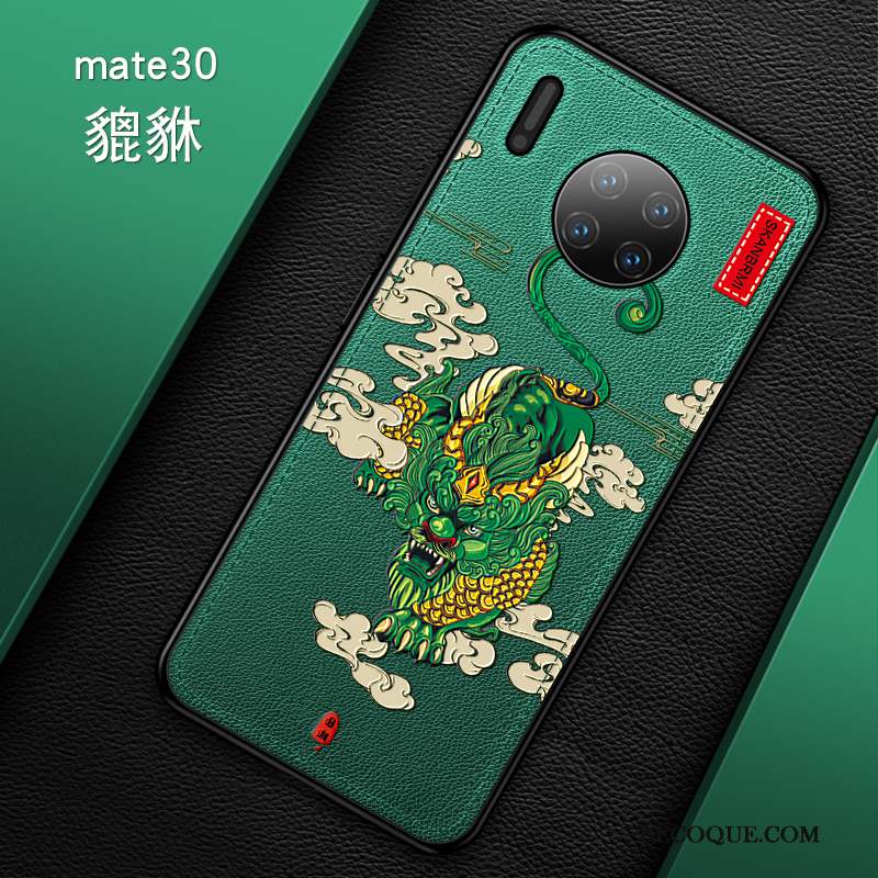 Huawei Mate 30 Protection Créatif Coque De Téléphone Style Chinois Étui Qualité