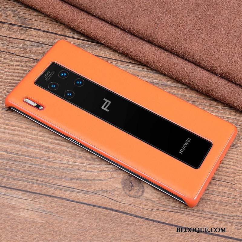 Huawei Mate 30 Rs Coque Créatif Jaune Téléphone Portable Protection Étui Membrane