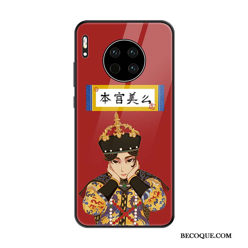 Huawei Mate 30 Tendance Style Chinois Amoureux Coque Palais Personnalité