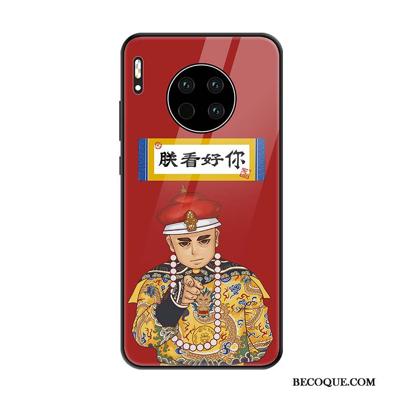 Huawei Mate 30 Tendance Style Chinois Amoureux Coque Palais Personnalité