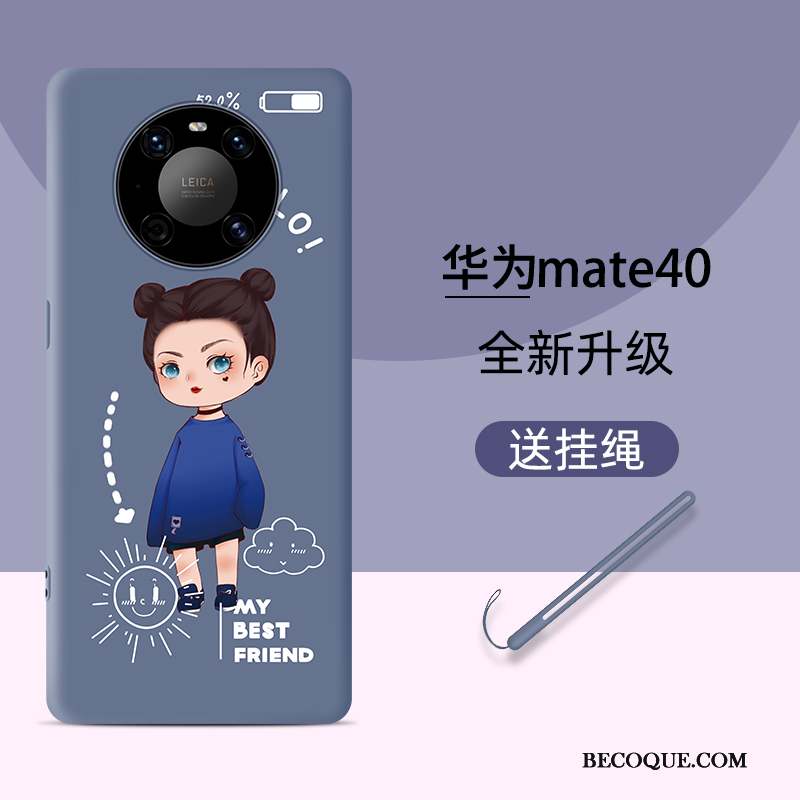Huawei Mate 40 Coque Charmant Personnalité Silicone Marque De Tendance Étui Nouveau