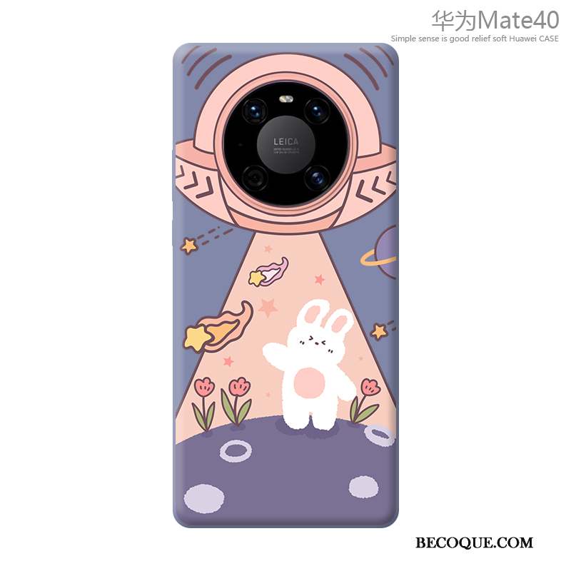 Huawei Mate 40 Coque Tout Compris Incassable Protection Nouveau Dessin Animé Bleu