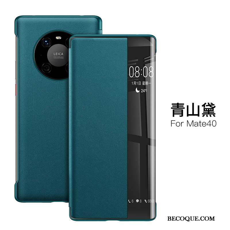 Huawei Mate 40 Coque Tout Compris Étui Incassable Cuir Personnalité Très Mince