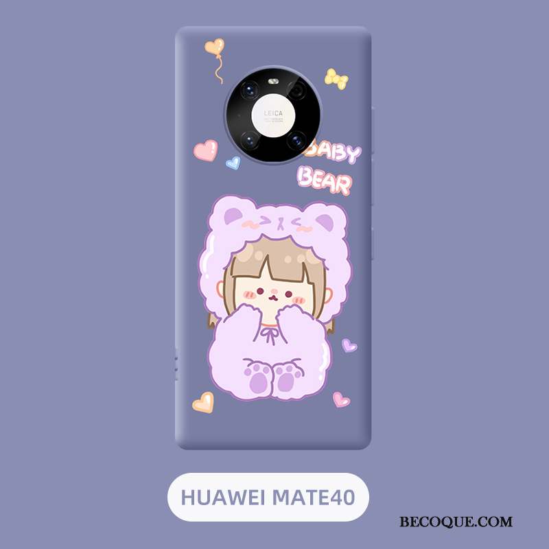 Huawei Mate 40 Dessin Animé Nouveau Amoureux Coque De Téléphone Tendance