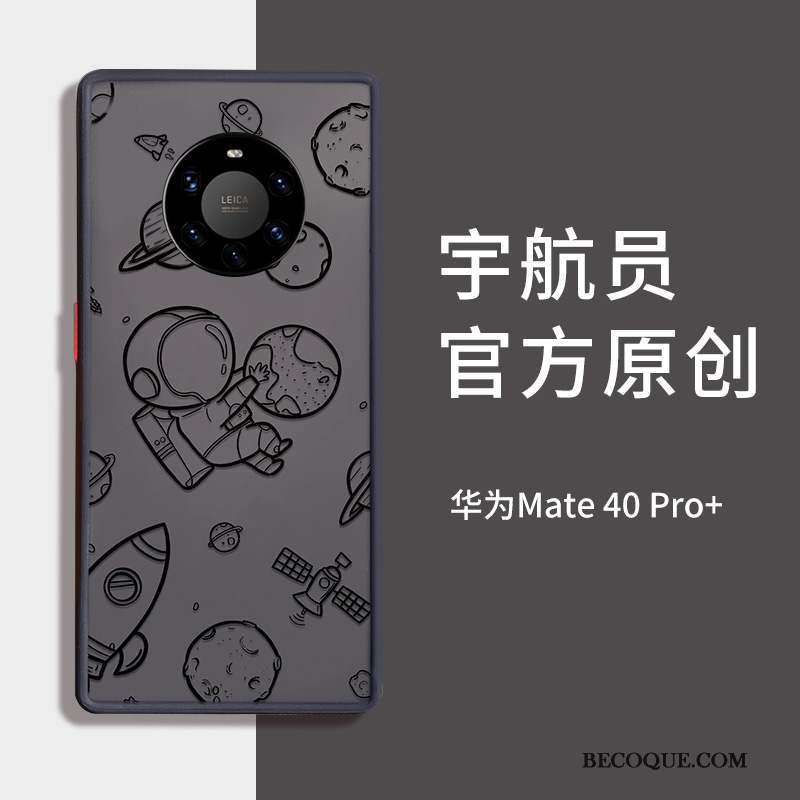 Huawei Mate 40 Pro+ Coque De Téléphone Net Rouge Simple Nouveau Incassable Protection