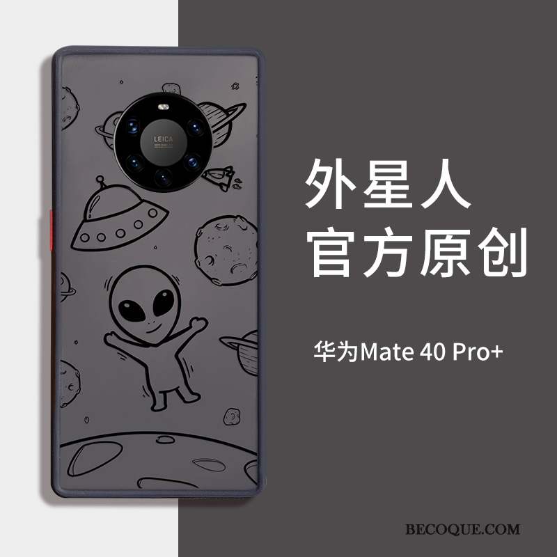Huawei Mate 40 Pro+ Coque De Téléphone Net Rouge Simple Nouveau Incassable Protection