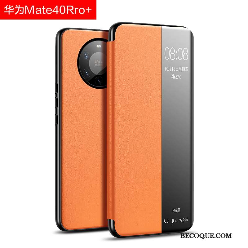 Huawei Mate 40 Pro+ Coque De Téléphone Violet Silicone Protection Dormance Étui