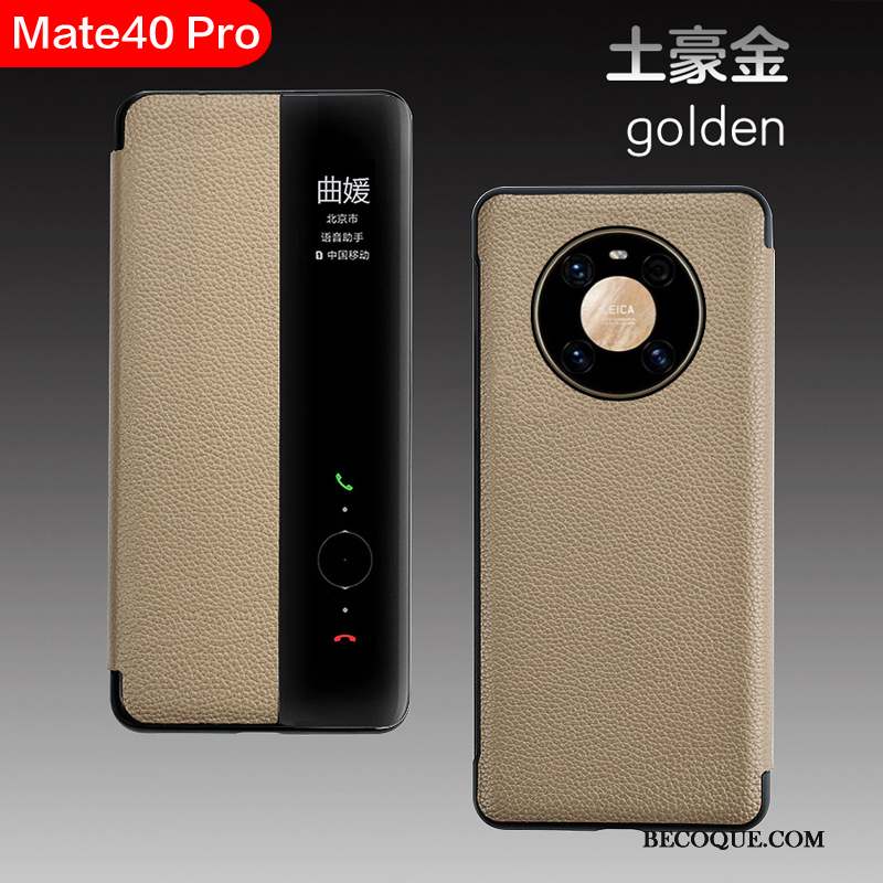 Huawei Mate 40 Pro Coque Rouge Tout Compris Windows Luxe Business Étui