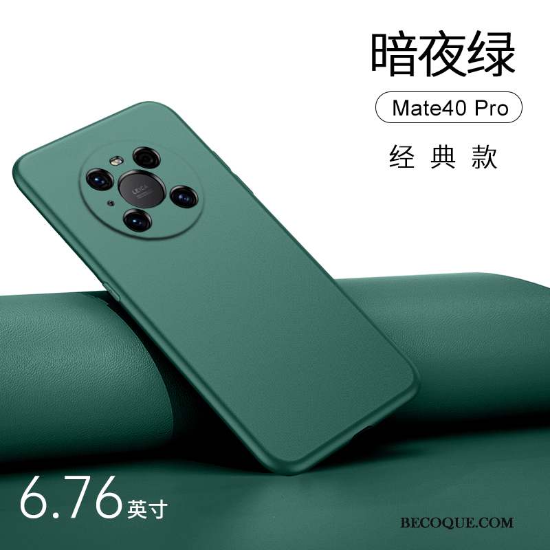 Huawei Mate 40 Pro Coque Silicone Étui À Bord Nouveau Anneau