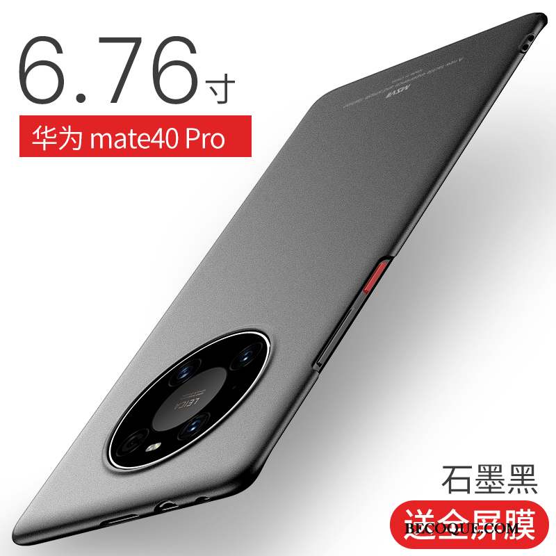 Huawei Mate 40 Pro Délavé En Daim Étui Nouveau Coque De Téléphone Protection Personnalité