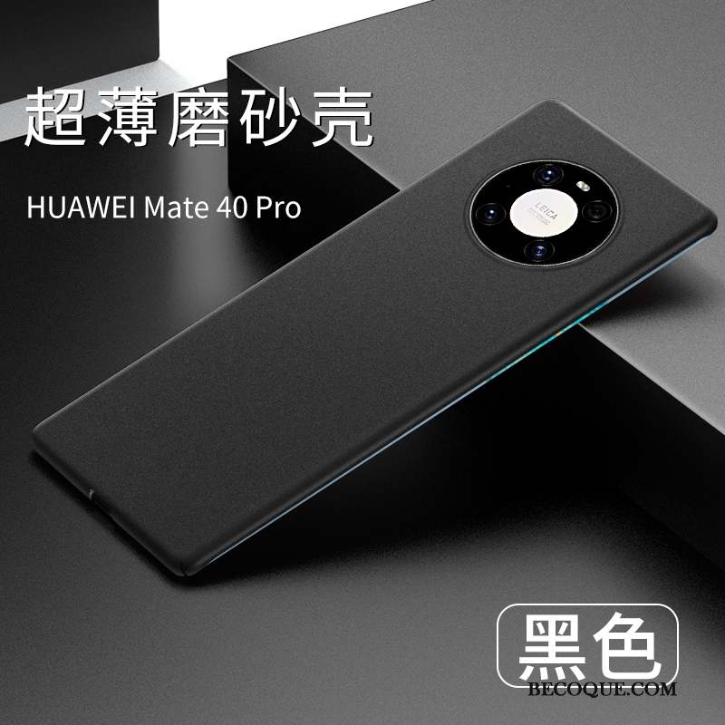 Huawei Mate 40 Pro Légères Coque De Téléphone Nouveau Très Mince Délavé En Daim Incassable