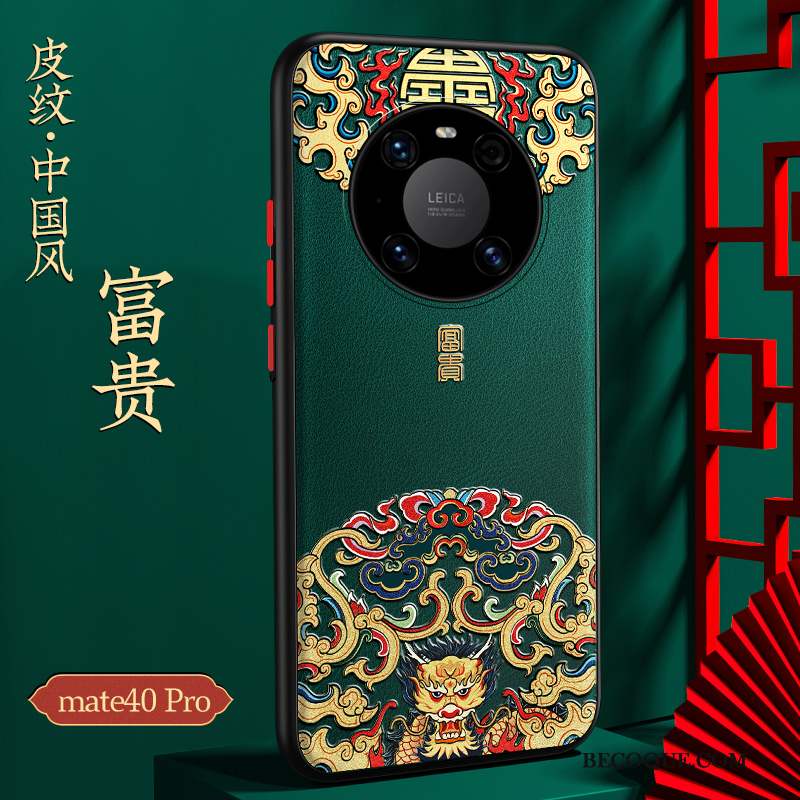 Huawei Mate 40 Pro Nouveau Incassable Étui Coque De Téléphone Vert Tout Compris