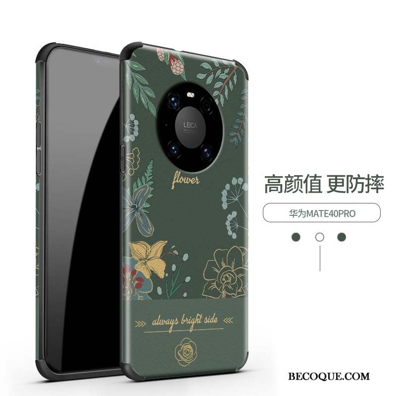 Huawei Mate 40 Pro Personnalité Coque De Téléphone Étui Silicone Délavé En Daim Violet