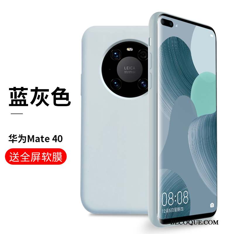 Huawei Mate 40 Simple Très Mince Coque Silicone Incassable Personnalité