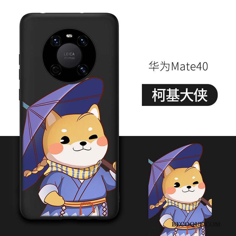 Huawei Mate 40 Tout Compris Coque De Téléphone Incassable Silicone Noir Étui