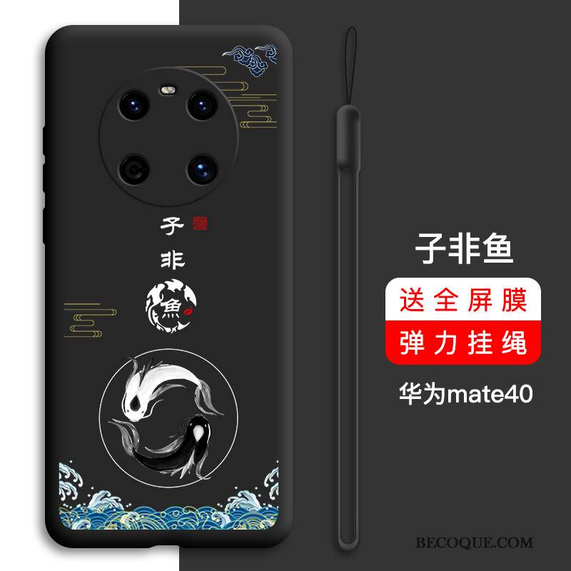 Huawei Mate 40 Tout Compris Très Mince Silicone Coque De Téléphone Étui Protection