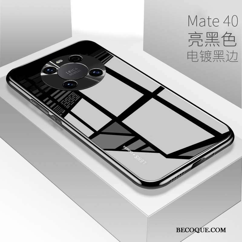 Huawei Mate 40 Étui Incassable Tout Compris Net Rouge Coque De Téléphone Jaune