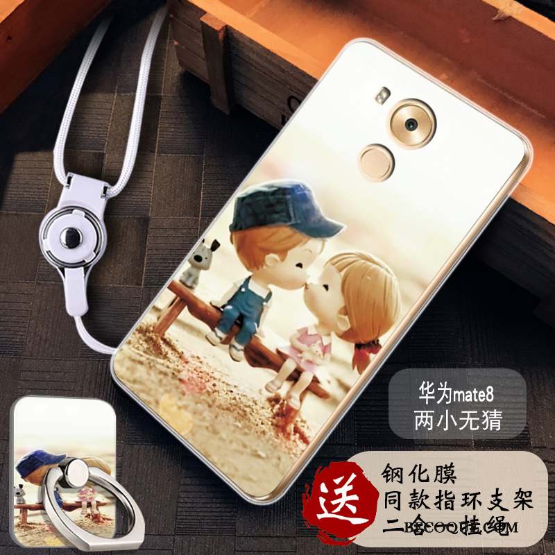 Huawei Mate 8 Coque Incassable Téléphone Portable Protection Simple Rose