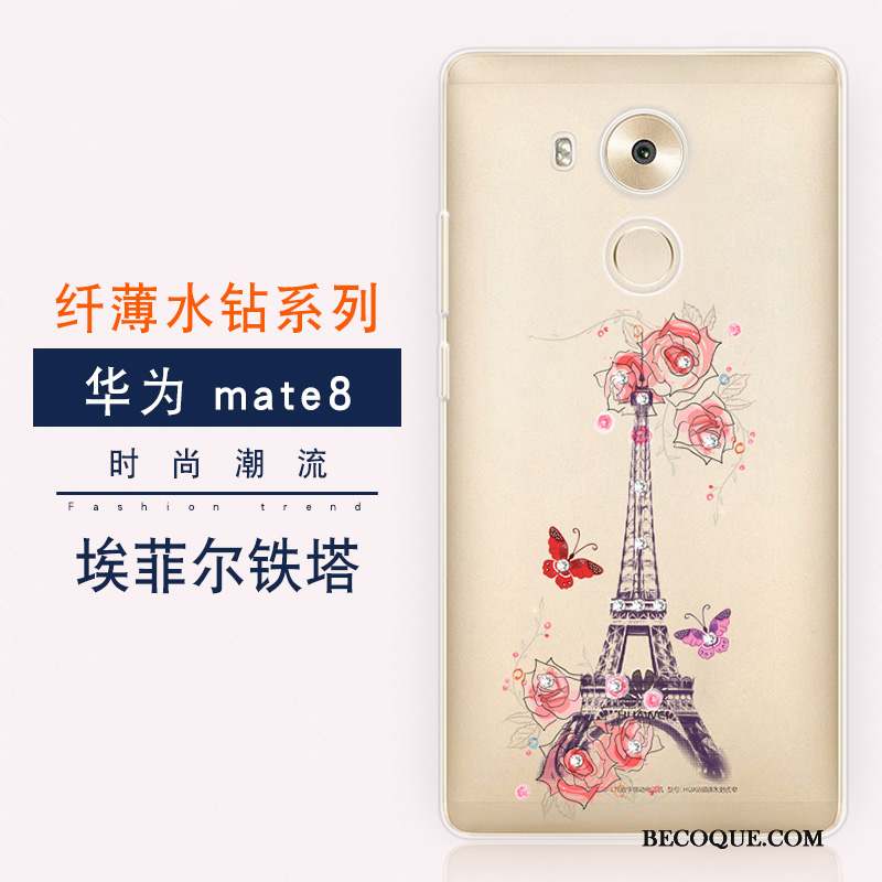 Huawei Mate 8 Coque Nouveau Bleu Étui Protection Incassable Tendance