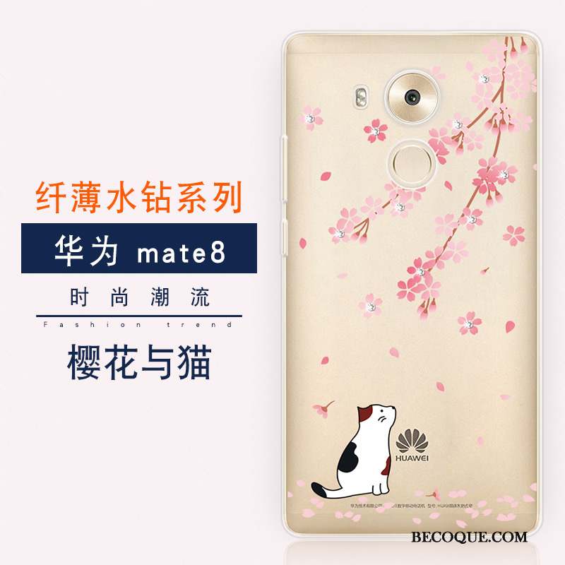 Huawei Mate 8 Coque Nouveau Bleu Étui Protection Incassable Tendance