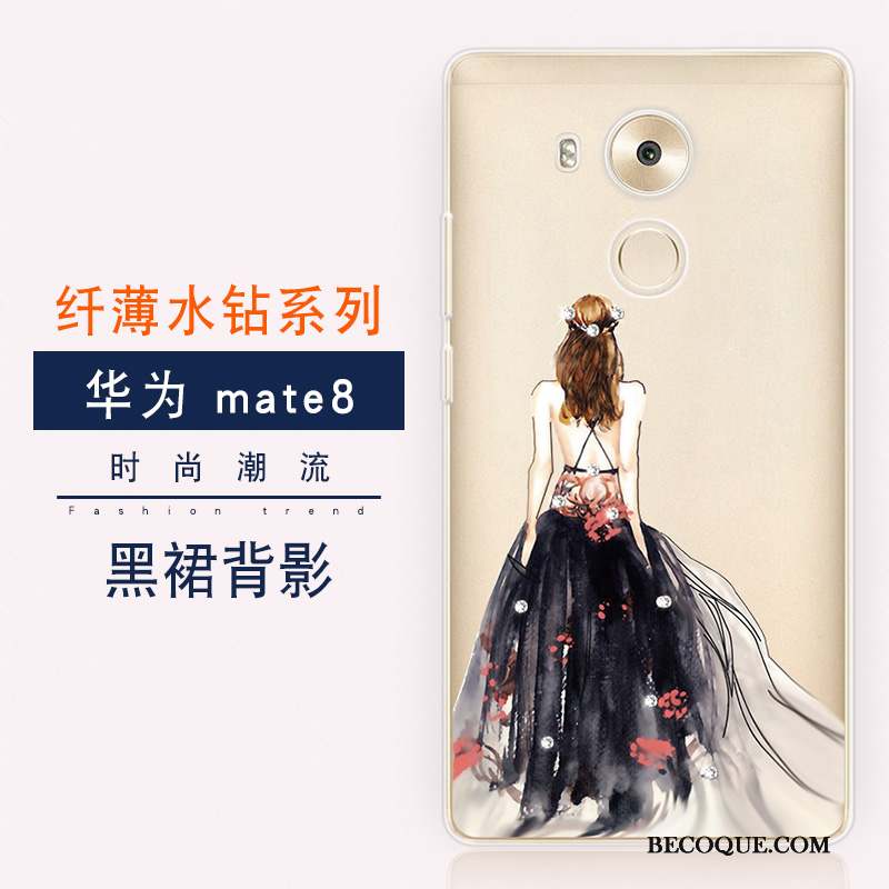 Huawei Mate 8 Coque Nouveau Bleu Étui Protection Incassable Tendance