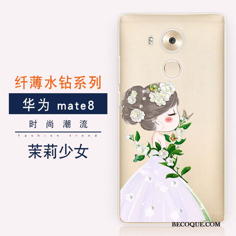 Huawei Mate 8 Coque Nouveau Bleu Étui Protection Incassable Tendance