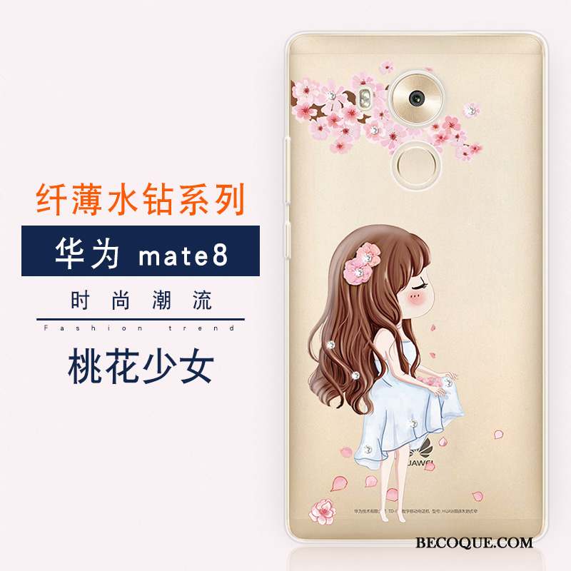 Huawei Mate 8 Coque Nouveau Bleu Étui Protection Incassable Tendance