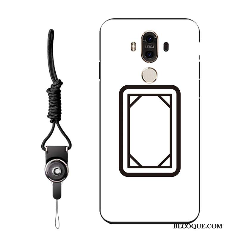 Huawei Mate 8 Créatif Coque De Téléphone Gaufrage Noir Protection Étui