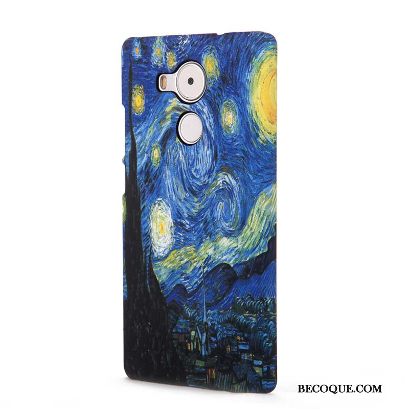 Huawei Mate 8 Jaune Gaufrage Coque De Téléphone Abstrait Pivoine Art