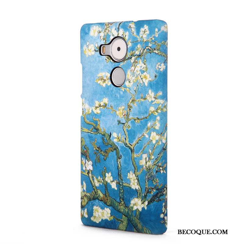 Huawei Mate 8 Jaune Gaufrage Coque De Téléphone Abstrait Pivoine Art