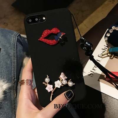 Huawei Mate 8 Ornements Suspendus Luxe Strass Tendance Coque De Téléphone Noir