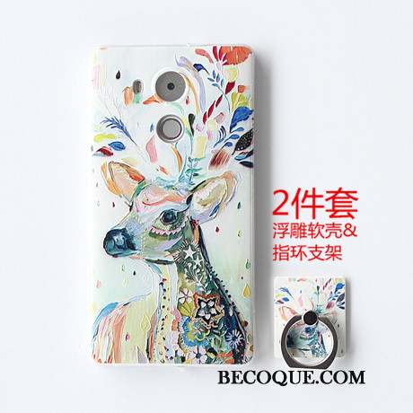 Huawei Mate 8 Peinture Étui Gaufrage Incassable Coque En Silicone Protection