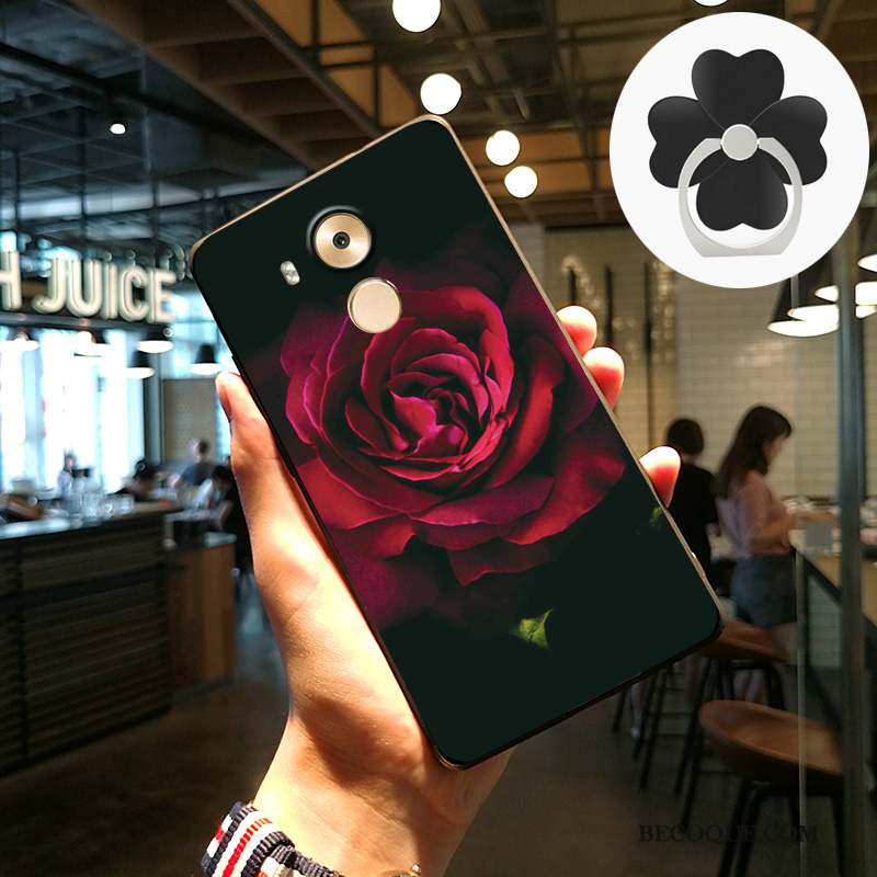 Huawei Mate 8 Protection Rose Silicone Art Coque De Téléphone Créatif