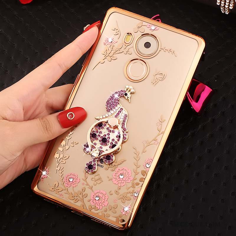 Huawei Mate 8 Rose Protection Coque De Téléphone Étui Strass