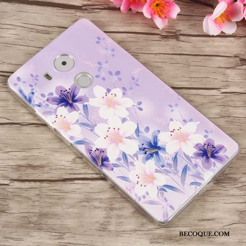 Huawei Mate 8 Téléphone Portable Gaufrage Dessin Animé Étui Coque Fluide Doux