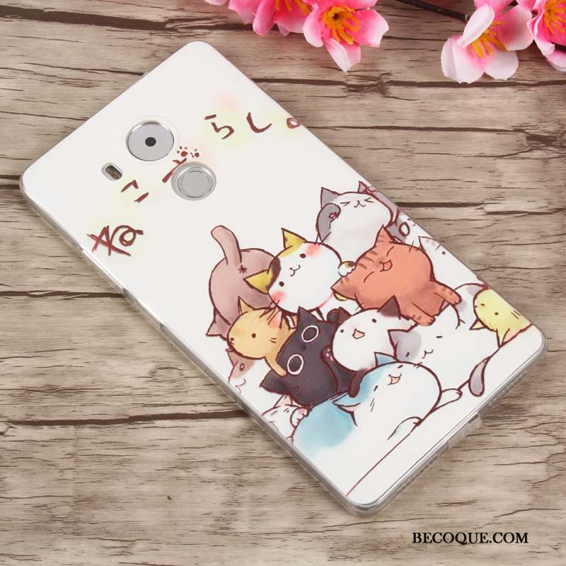 Huawei Mate 8 Téléphone Portable Gaufrage Dessin Animé Étui Coque Fluide Doux