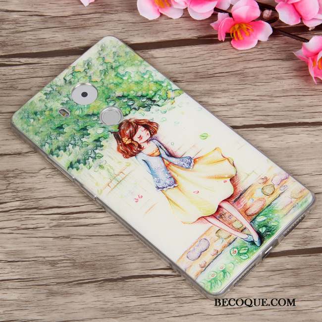 Huawei Mate 8 Téléphone Portable Gaufrage Dessin Animé Étui Coque Fluide Doux