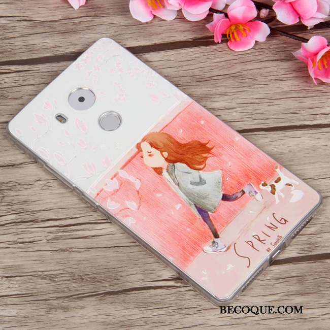 Huawei Mate 8 Téléphone Portable Gaufrage Dessin Animé Étui Coque Fluide Doux