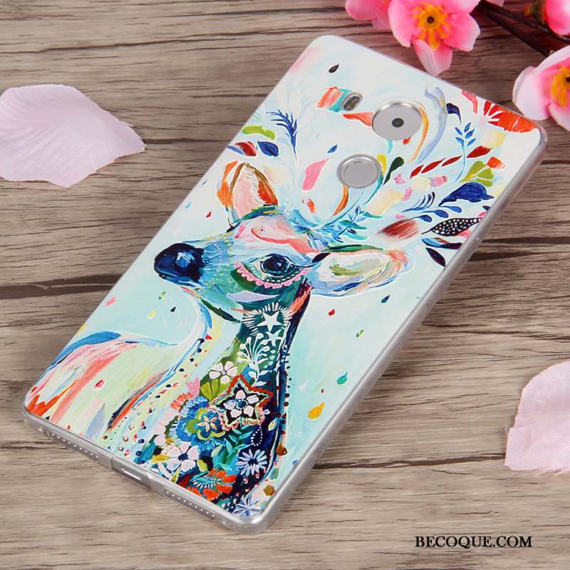 Huawei Mate 8 Téléphone Portable Gaufrage Dessin Animé Étui Coque Fluide Doux