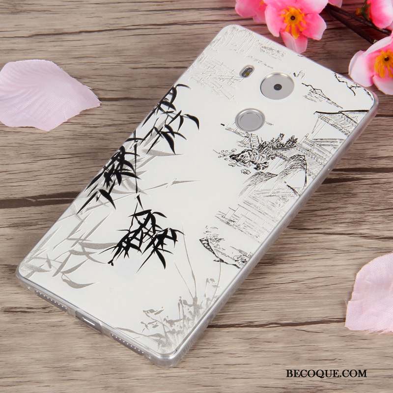 Huawei Mate 8 Téléphone Portable Gaufrage Dessin Animé Étui Coque Fluide Doux