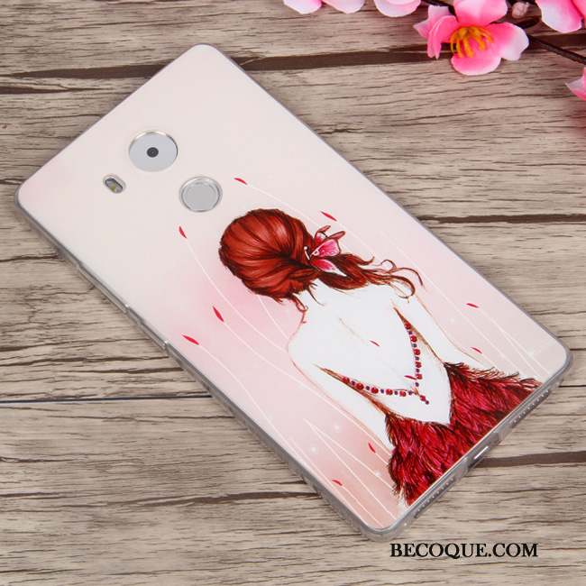 Huawei Mate 8 Téléphone Portable Gaufrage Dessin Animé Étui Coque Fluide Doux