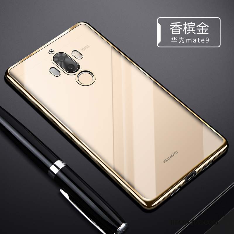 Huawei Mate 9 Argent Coque Tendance Étui Protection Silicone