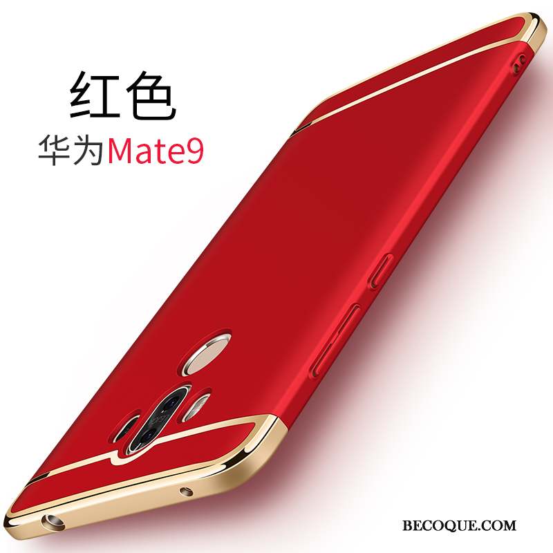 Huawei Mate 9 Business Étui Or Coque De Téléphone Délavé En Daim Nouveau