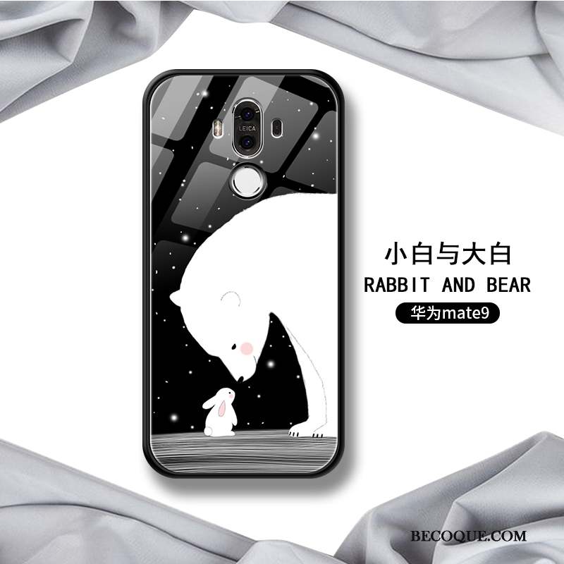 Huawei Mate 9 Coque Créatif Tendance Tout Compris Tempérer Étui Membrane