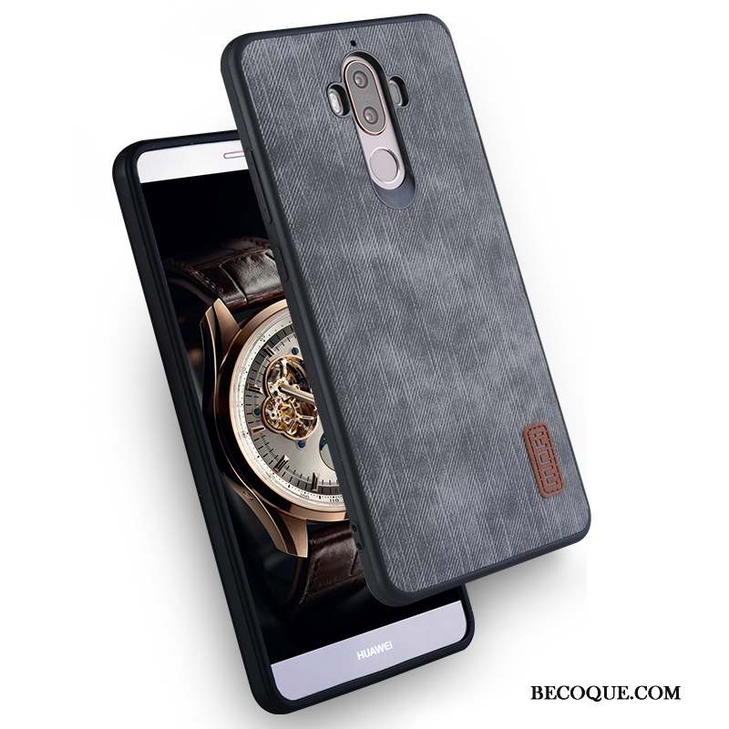 Huawei Mate 9 Coque De Téléphone Incassable Étui Protection Gris Silicone