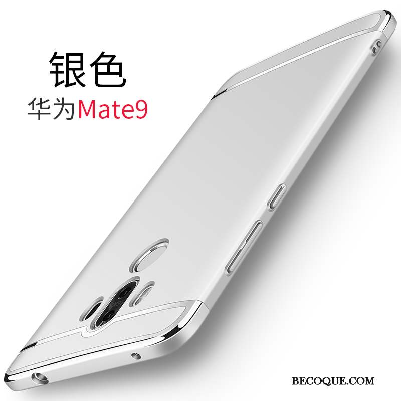 Huawei Mate 9 Coque De Téléphone Métal Bleu Étui Incassable