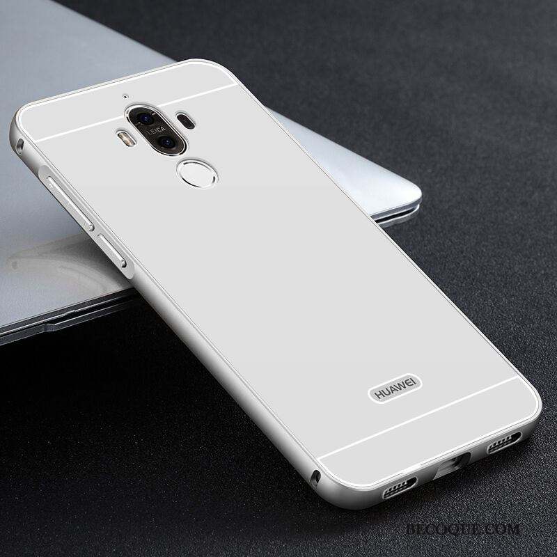 Huawei Mate 9 Coque De Téléphone Métal Or Étui Mesh Border